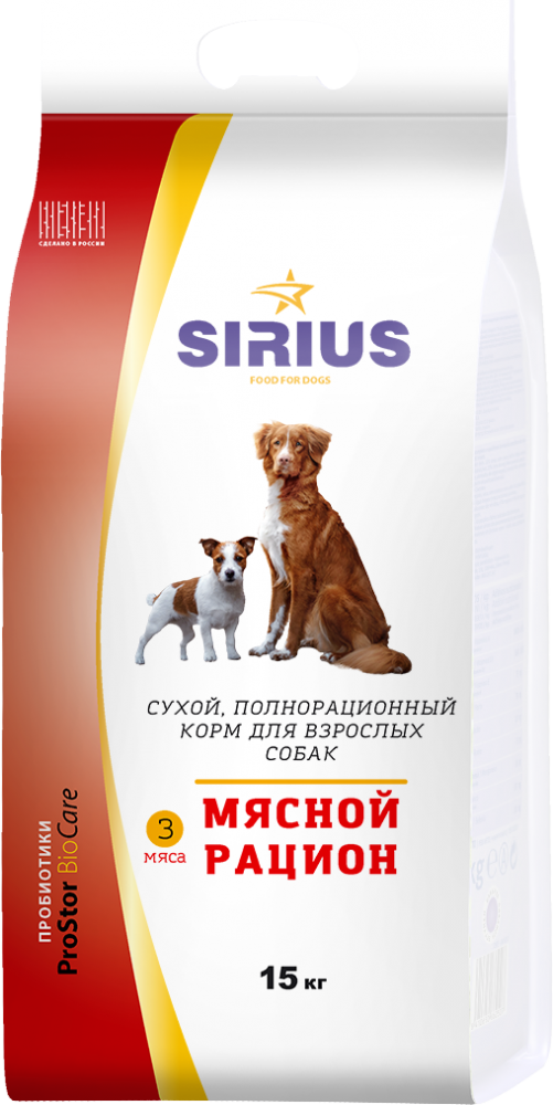 Сухой корм Sirius Prostor Bio Care для собак