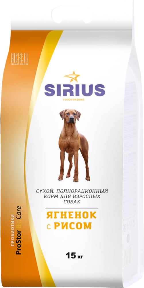 Сухой корм Sirius Prostor Bio Care для собак