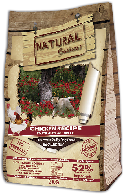 Сухой корм Natural Greatness Chicken Recipe Starter Puppy для щенков