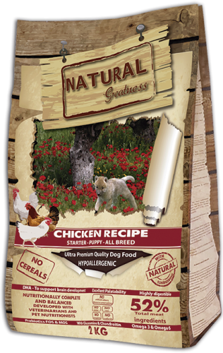 Сухой корм Natural Greatness Chicken Recipe Starter Puppy для щенков