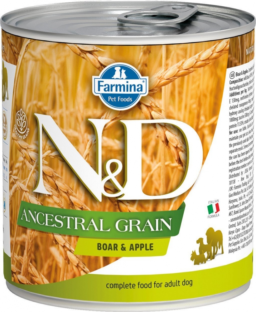 Консервы Farmina N&D Dog Ancestral Grain низкозерновой для собак