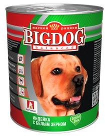 Консервы Зоогурман Big Dog Индейка с белым зерном для собак