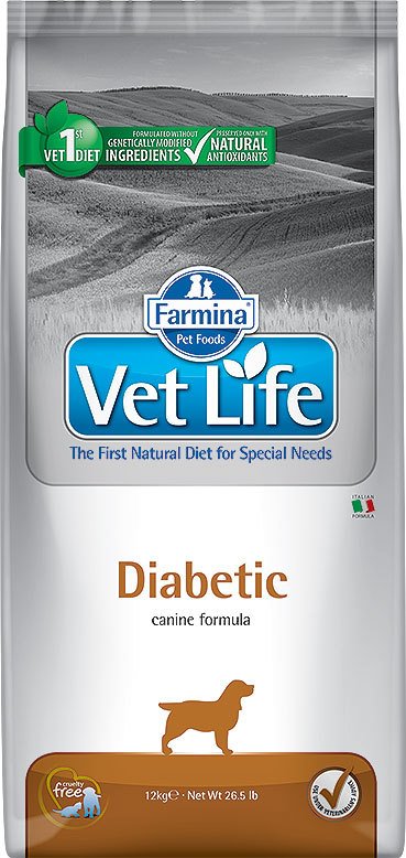 Сухой корм Farmina Vet Life Dog Diabetic для собак, страдающих сахарным диабетом