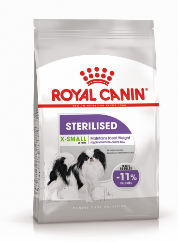 Сухой корм Royal Canin X-Small Sterilised для кастрированных/стерилизованных собак миниатюрных пород