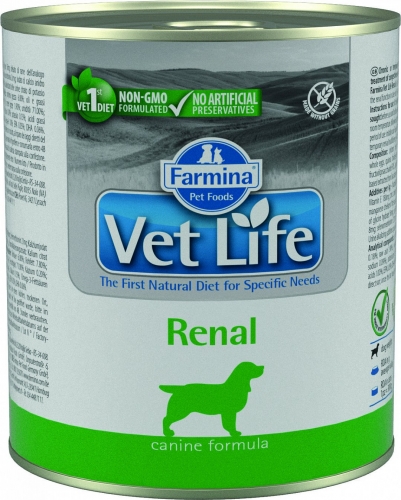 Паштет VET Life Natural Diet Dog Renal для собак